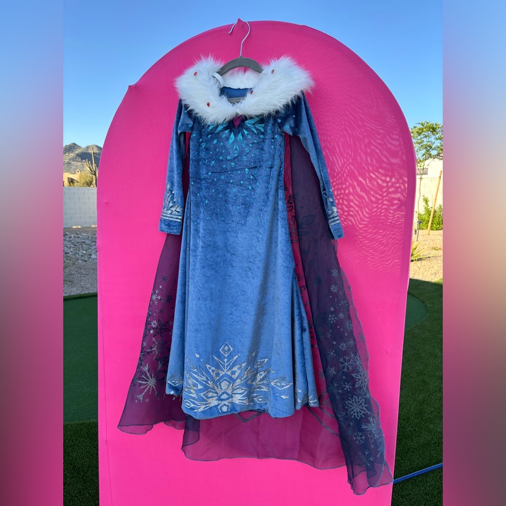 Elsa Frozen Dress, Size 6